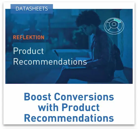 Data sheet: Product Recommendations (Reflektion)