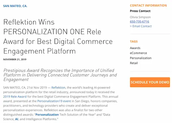 PersonalizationONE Rele: Best digital commerce engagement platform